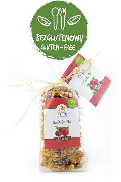 Ciastka bezglutenowe z żurawiną Ciastka bezglutenowe z żurawiną
